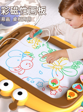 儿童画板磁性写字板家用消除擦婴幼儿一两岁宝宝涂鸦画画