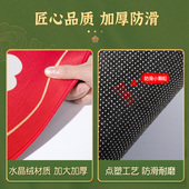 宝宝一周岁抓周地毯男孩女孩儿童房圆形高级感地垫卧室玩耍爬行垫