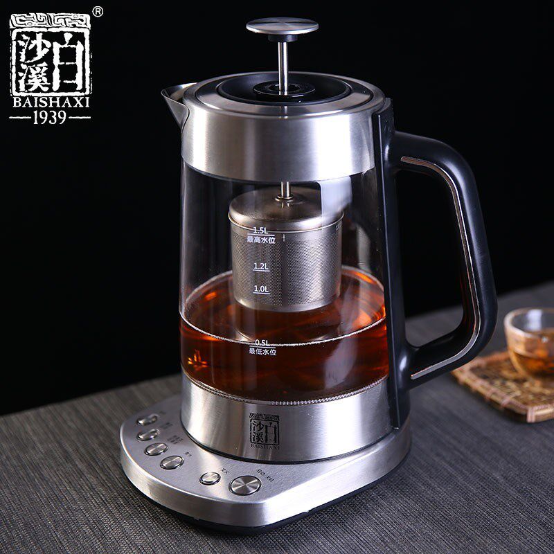 白沙溪煮茶器黑茶白茶升降式泡茶养生壶升