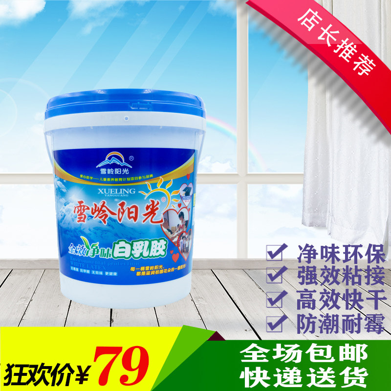 木工胶水木胶水强力胶粘木头的胶家具实木木板胶白乳胶大桶装