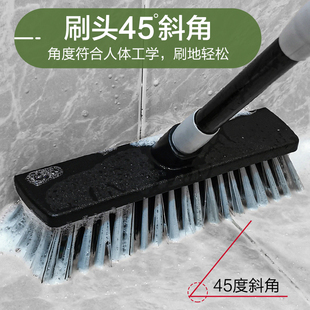 大号卫生间刷地刷子长柄硬毛洗地板刷瓷砖地砖户外清洗刷保洁工具