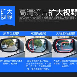 适配宝马5系535Li528Li523Li左右倒车镜片加热后视镜大视野反光镜