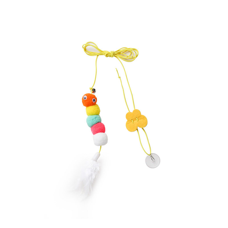 猫咪玩具自嗨解闷神器挂门式逗猫棒荡秋千网红羽毛耐咬幼小猫用品