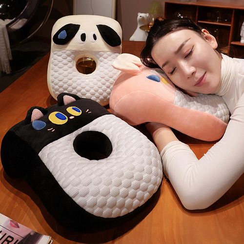 冰豆豆夏季午睡枕趴睡枕头办公室趴枕桌上抱枕女生睡觉专用小学生