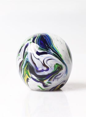 淄博琉璃水晶球土星球宇宙高级感小众高档生日礼品汽车摆件小夜灯