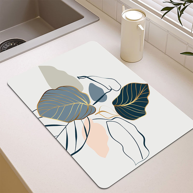 厨房台面沥水垫硅藻泥吸水垫吧台碗盘隔热垫杯垫卫生间洗手台垫,居家布艺,厨房地垫,淘宝优惠券,粉丝福利购,淘宝优惠卷