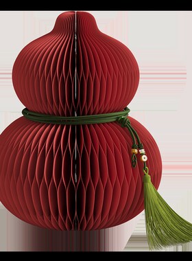 十八纸葫芦摆件汽车内装饰品挂件客厅香薰创意办公桌摆件家居玄关