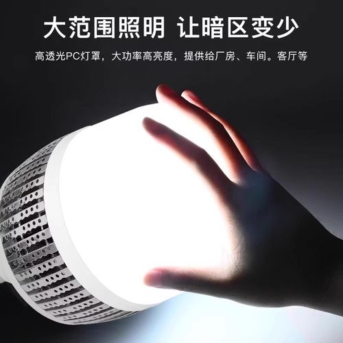 大功率灯泡超亮螺口led工业厂房照明灯e27家用节能200W球泡灯车间