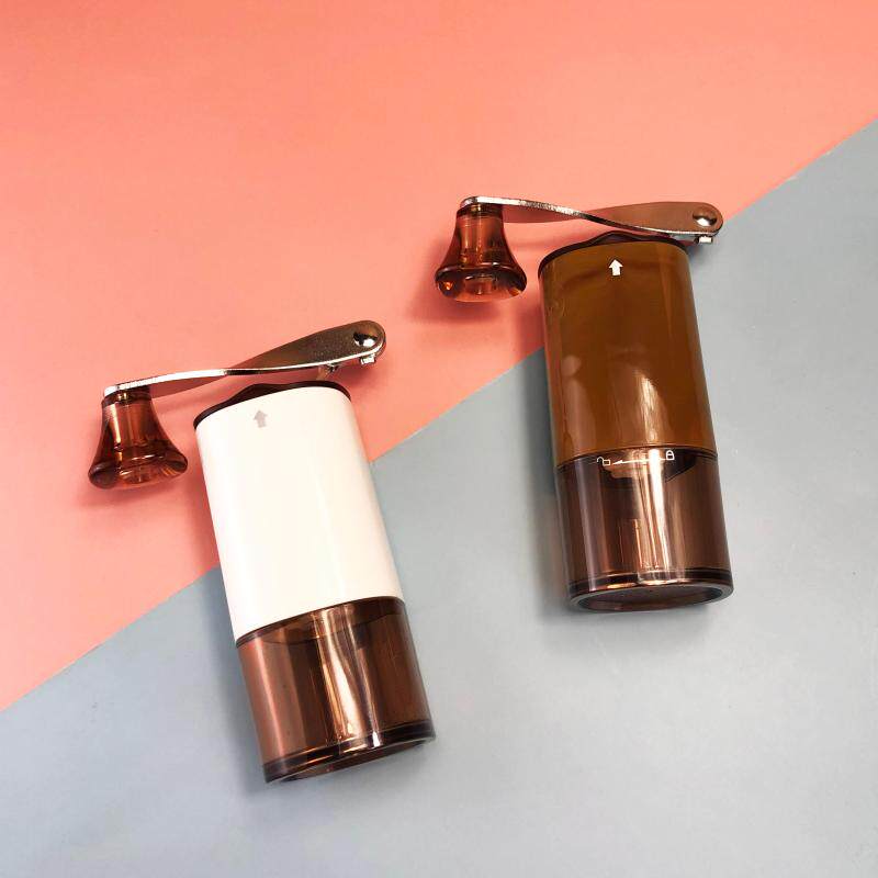 手摇磨豆机便携迷你可水洗意式亚克力手冲咖啡器具手动研磨器户外