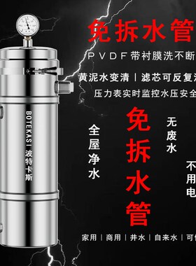 井水河水自来水净水手洗前置