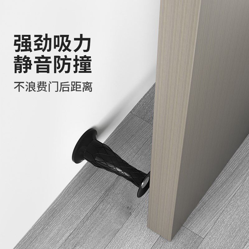 挡门胶垫硅胶加长门吸门后防撞垫卫生间门缓冲减房门静音保护垫
