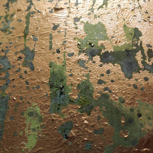 铜箔铝箔岩彩美甲箔烧箔火彩箔紫色箔制作铜绿做旧效果工具