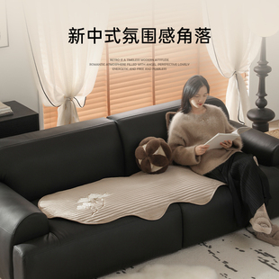 通用不规则防滑沙D发垫轻奢高级感盖布巾套罩坐垫 异形沙发垫四季