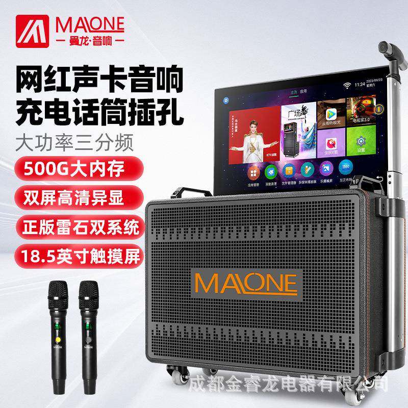 成都曼龙KT6110触屏网络音响广场舞K歌乐器弹奏教学插卡