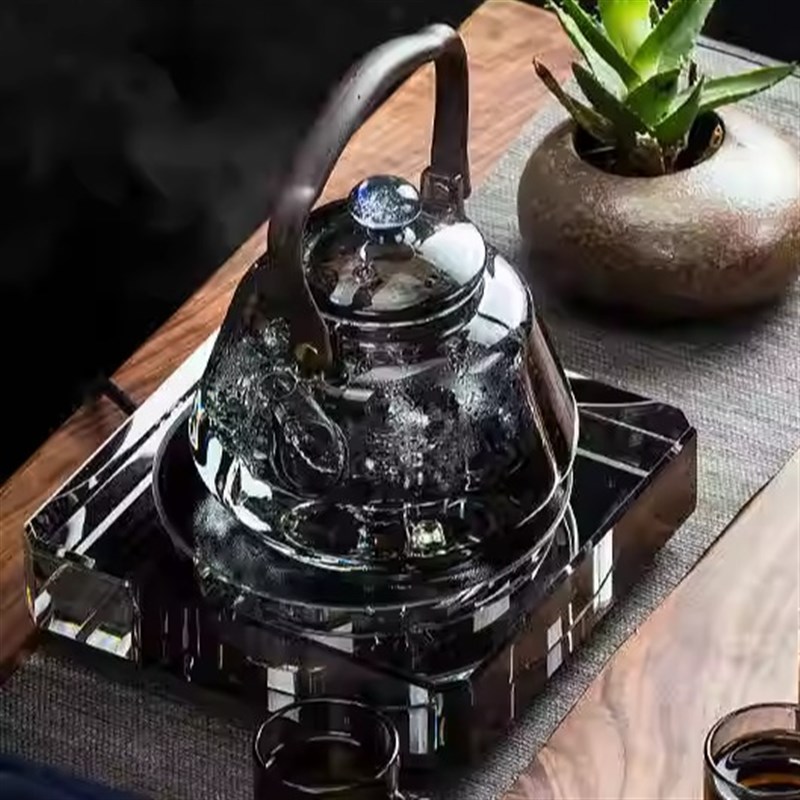 端水晶电陶炉烧水泡茶茶炉智能电热炉室内电陶炉围炉煮茶
