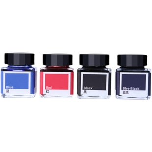 ol采墨日常非碳素墨水钢笔墨水黑色红色蓝黑堵笔速干型