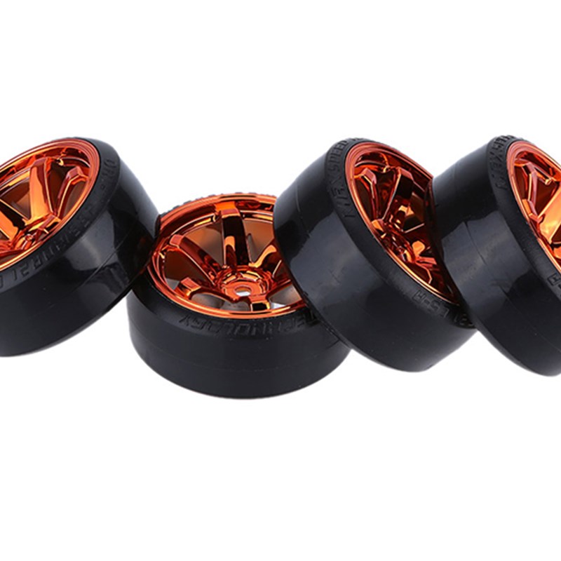 四驱遥控车模1/10漂移轮胎Trxx  HP Tmiy HPI Kyoho硬胎