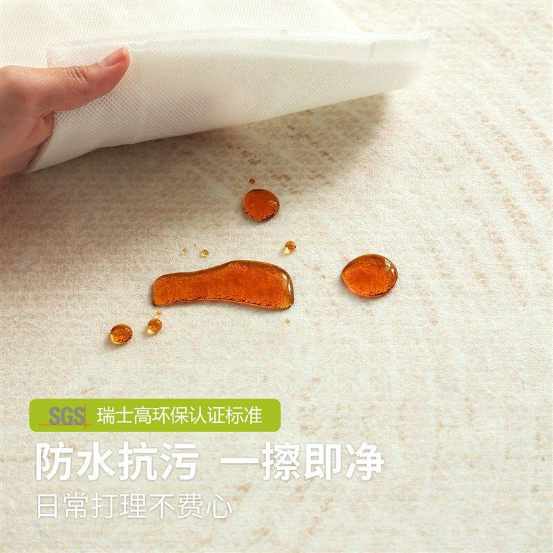 奶油风圆形地毯客厅2新款法式卧室床边衣帽间椅子摇椅地垫