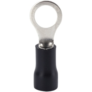 .黄铜冷压接线端子O型铜线鼻圆型预绝缘端头压线铜线耳