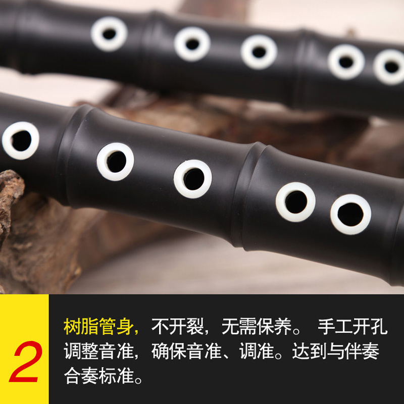 巴乌乐器竖吹小学生入门大音量喇叭g/f调专业演奏巴乌送教程收纳