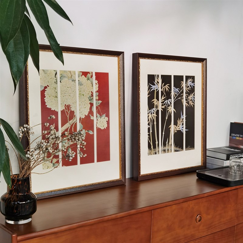 美式玄关装饰画复古窗棂蝴蝶卡纸高级壁画欧式客厅沙发背景墙挂画图片