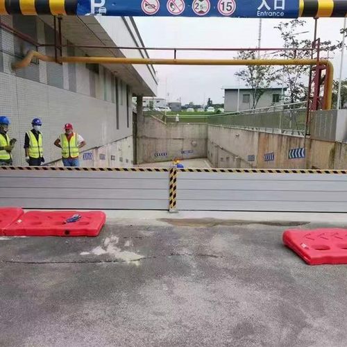 定制加厚铝合金防洪墙可拆卸挡水板车库仓库挡水门不锈钢防汛挡板