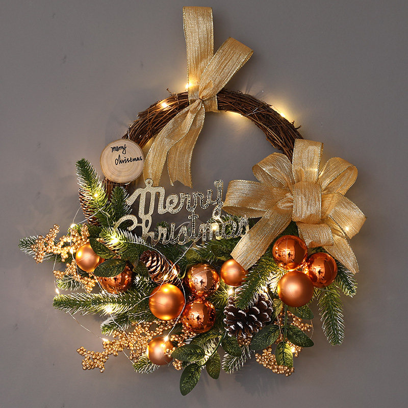 圣诞节装饰品圣诞花环40/50cm门挂墙挂藤圈酒店商场场景布置挂饰,节庆用品/礼品,圣诞装饰品,淘宝优惠券,粉丝福利购,淘宝优惠卷