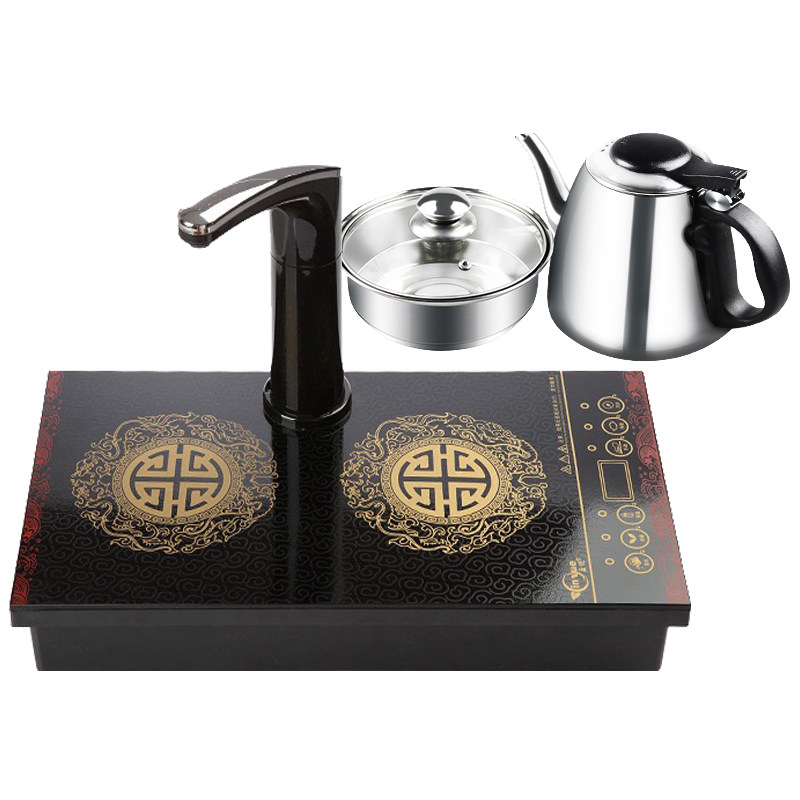 盈悦110v伏煮水器电茶炉茶具泡茶壶套装泡茶机自动上水茶台电磁炉