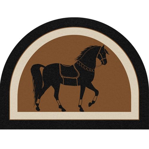 丝圈地垫入户门垫半圆门外门口进门脚垫法式复古耐脏玄关地毯定制