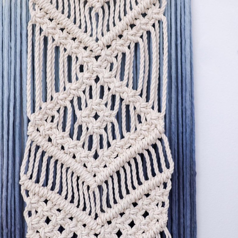 微风.北欧纯手工编织染色挂毯 民宿客厅卧室帘子装饰挂件遮瑕神器