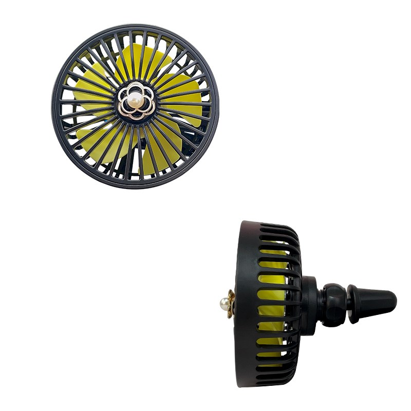 奔驰汽车空调出风口小电风扇车用usb接口五菱迷你糯玉米风扇