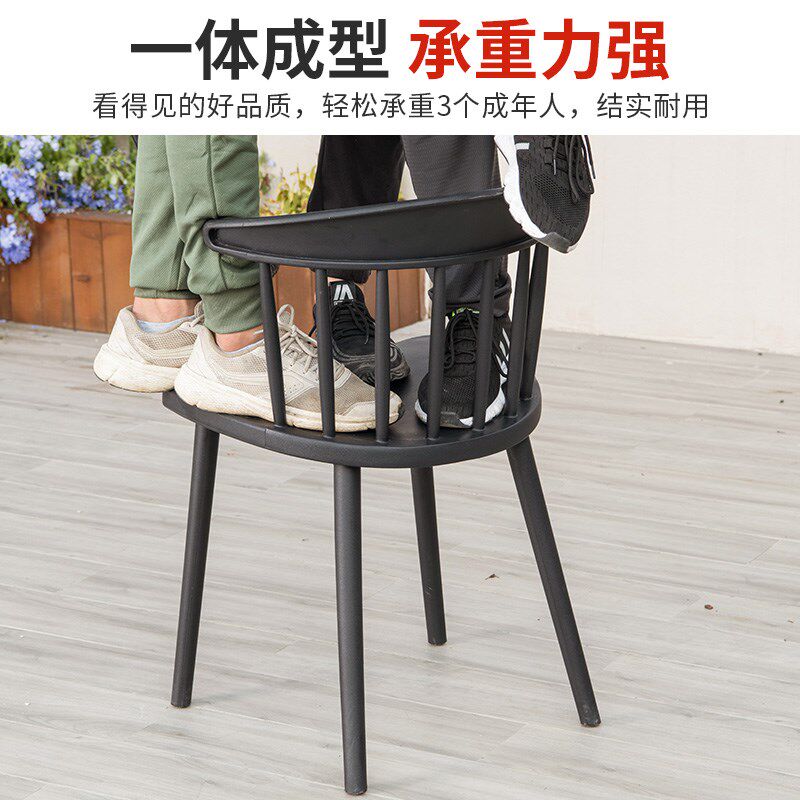 藤朝户外铸铝桌椅庭院别墅露天休闲桌椅露台花园室外PVC桌椅组合