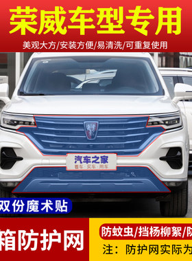 适用荣威RX5MAX/PULS/RX3中网挡杨柳絮网i5/6防虫网RX8水箱防护网