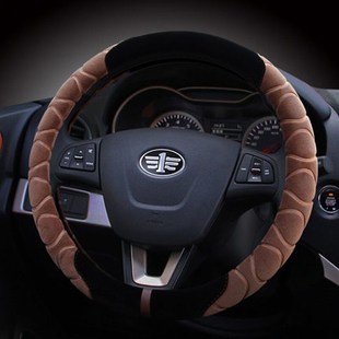 T33 t99 b70 保暖奔腾T77 b50 T55 X80 短毛绒方向盘套冬季 X40