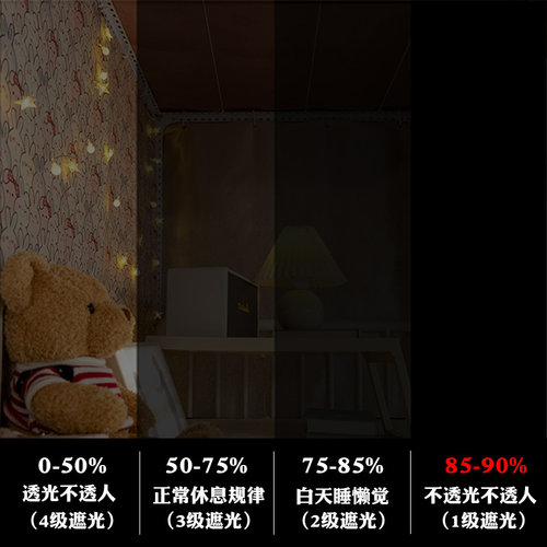 大学生寝室强遮光布床帘宿舍女生上铺下铺窗帘蚊帐一体式全包带顶