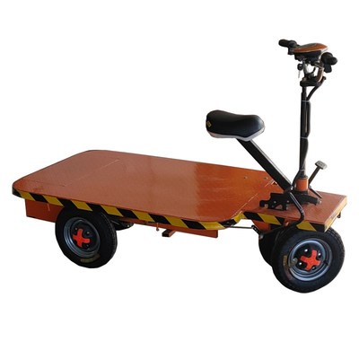 阔通小型倒骑驴电动四轮平板车搬运车拉货载重王小推车仓库运输车