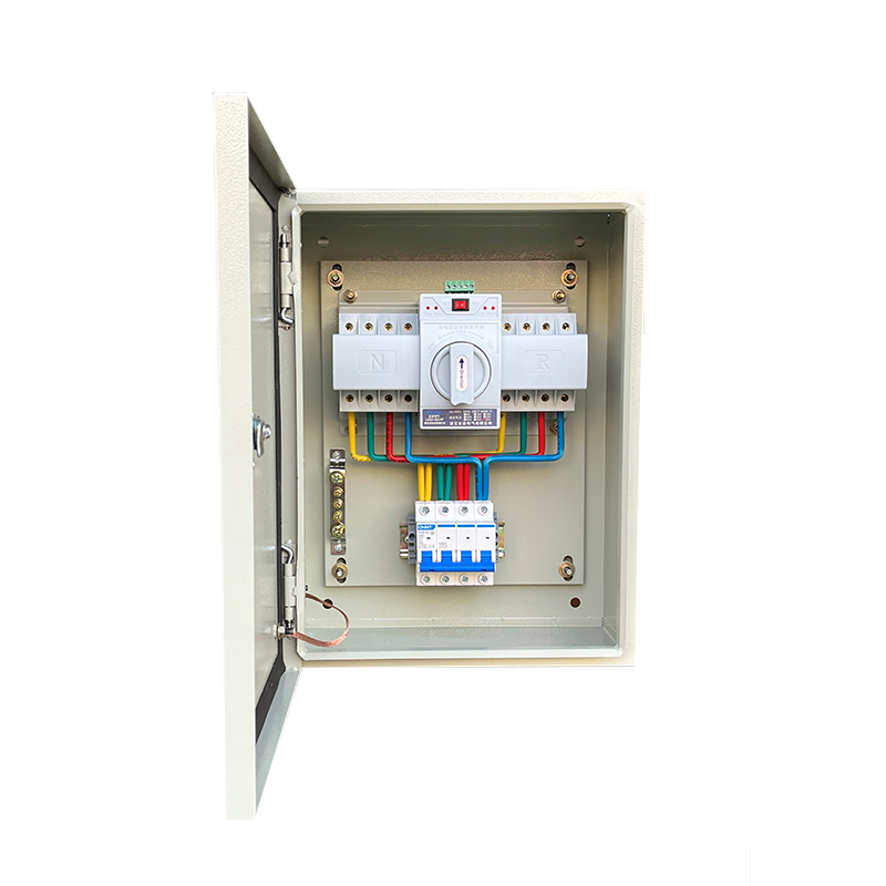 双电源切换箱单相220V三相四线380v市电光伏发电机自动转换配电箱