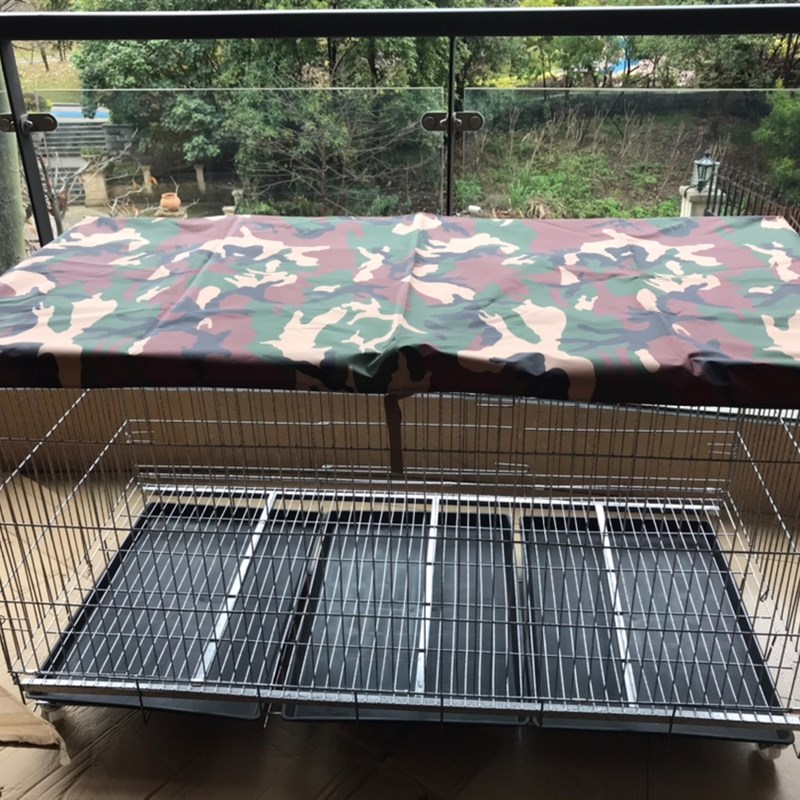 鸡笼罩大号笼罩宠物笼罩折叠铁笼子罩猫笼兔笼狗笼子罩子大鸡笼罩