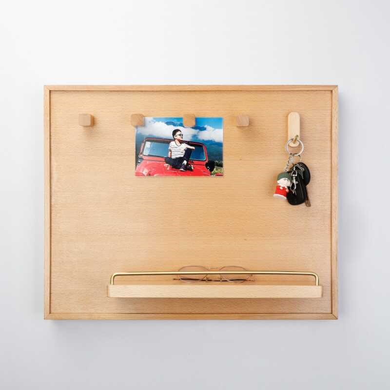 北欧实木电表箱装饰画免打孔遮挡箱置物架弱电配电箱画框遮盖板