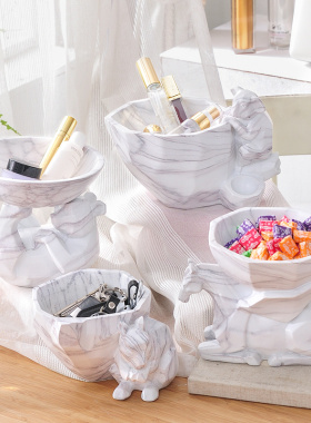 装饰品摆件钥匙收纳玄关鞋柜创意马摆设招财门厅小家居饰品工艺品