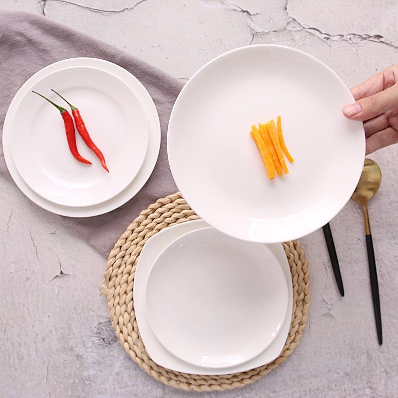 6只装吐骨头碟子餐桌垃圾盘碟凉菜菜盘子创意6件家用陶瓷餐盘简约,餐饮具,盘,淘宝优惠券,粉丝福利购,淘宝优惠卷