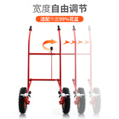 移动大花盆搬运神器推车工具紫砂花盆托盘底座万向轮底盘圆形带轮