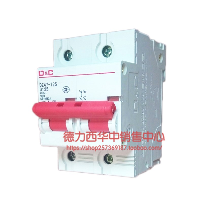 家用空开断路器100A空气开关2P大电流125A安总开单相220V两相电闸