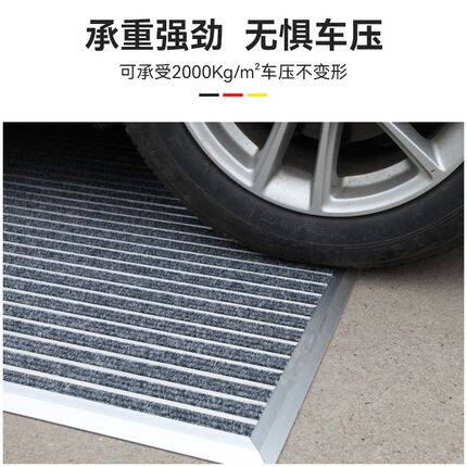 别墅大门口铝合金地垫家用入户门垫酒店门厅商用防滑地毯进门脚垫