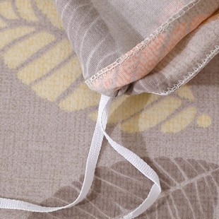 田园春熙咖纯棉加厚磨毛被套单件全棉学生宿舍150x200x230被罩冬