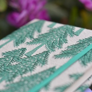 005c 横板手工随身旅行水彩本手账速写本300g棉浆阿诗 绿光森林