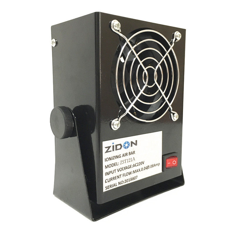 ST-121A微型除静电离子风机小型离子风扇台式离子风机去静电风机