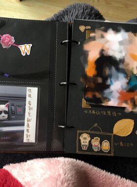 皮革活页6寸4R插袋相册 插页式影集纪念册 宝宝创意礼品可插120张