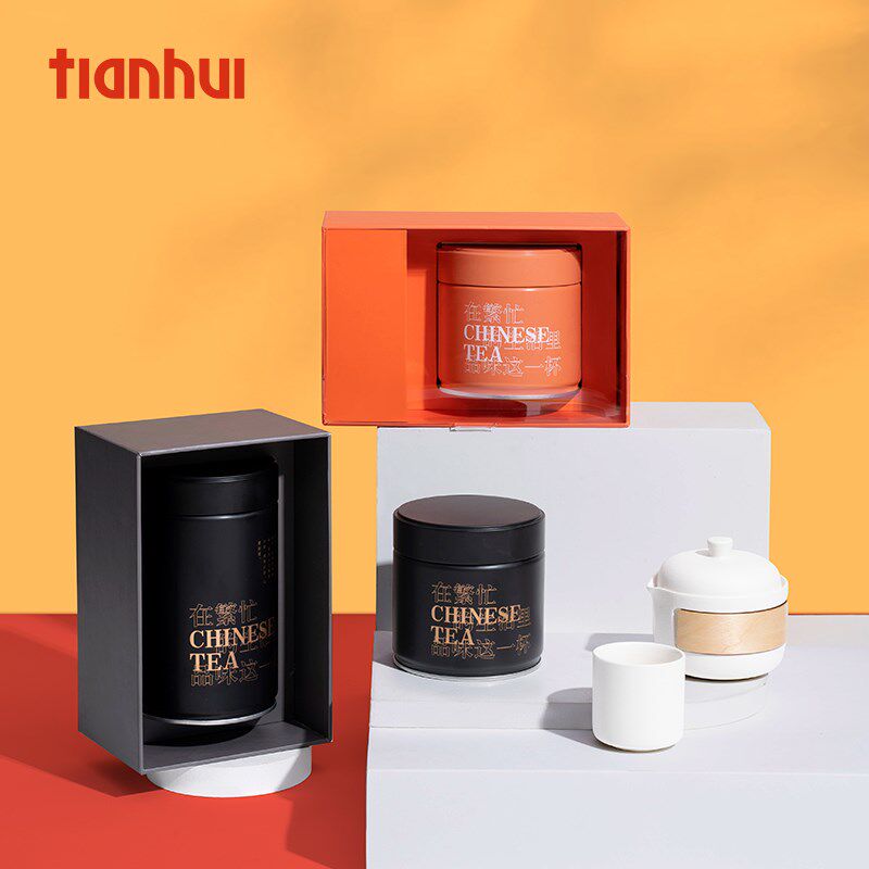天汇茶叶包装空礼盒马口铁茶叶罐子密封罐礼品盒绿茶高端包装定制