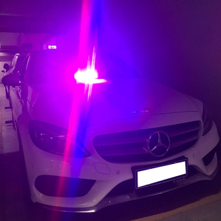 汽车led后窗后档挡风玻璃吸盘式道灯专治反击远光狗爆闪警示灯